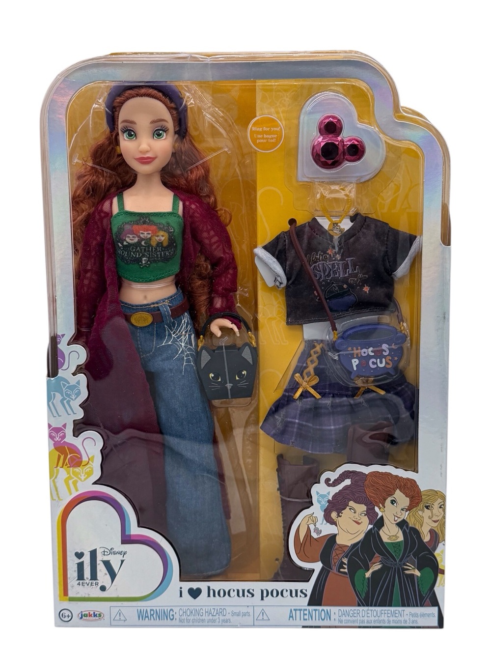 Disney iLY 4EVER Hocus Pocus Fashion Doll Set (Jakks Pacific, Age 6+) New In Box